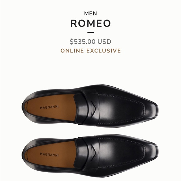 MAGNANNI Dress shoes, (NWOT) they have been tried on a few times, - Picture 6 of 8